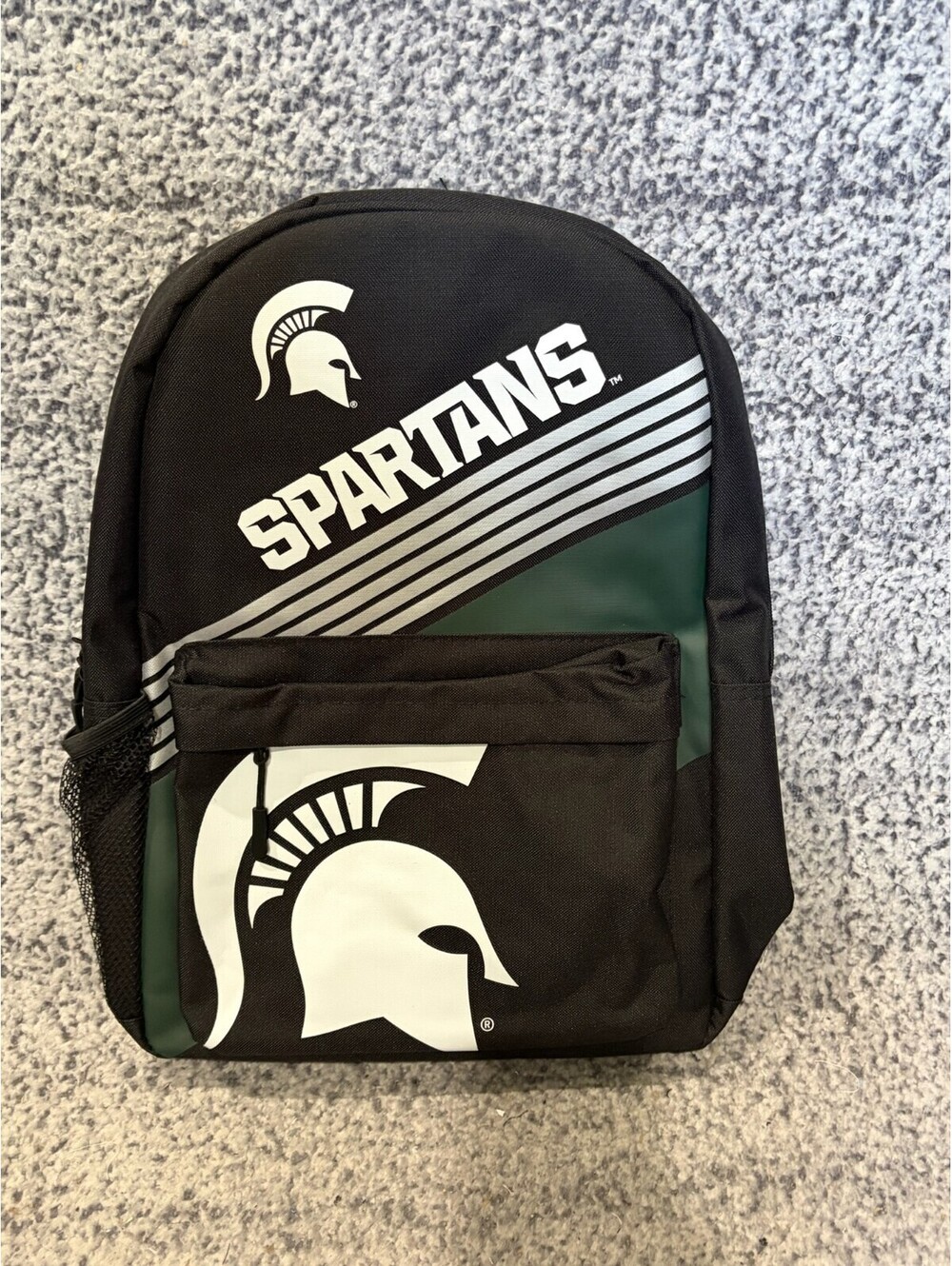 Michigan State Spartans Backpack MOJO NCAA School Laptop Book Bag Green Black
